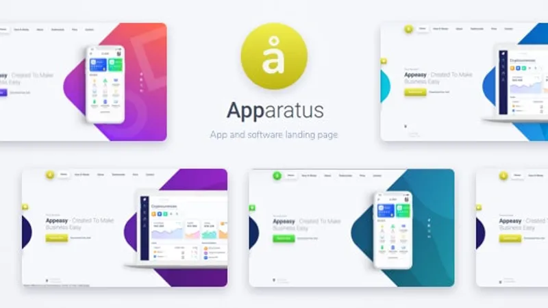 Apparatus | Отличный шаблон для одностаничника, для стартапа и любых услуг на WordPress-е