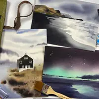 Минимализм в акварели