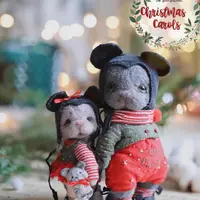 Christmas carols. Рождественские эльфокотики