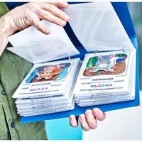 Альбом "Обитатели". Развивающие игры на липучках