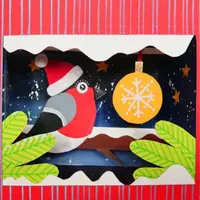 Новогодняя Pop-Up открытка