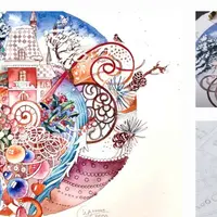 Зимняя сказка. Цветная графика