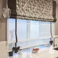 Технология пошива римской шторы с кантами на подкладке