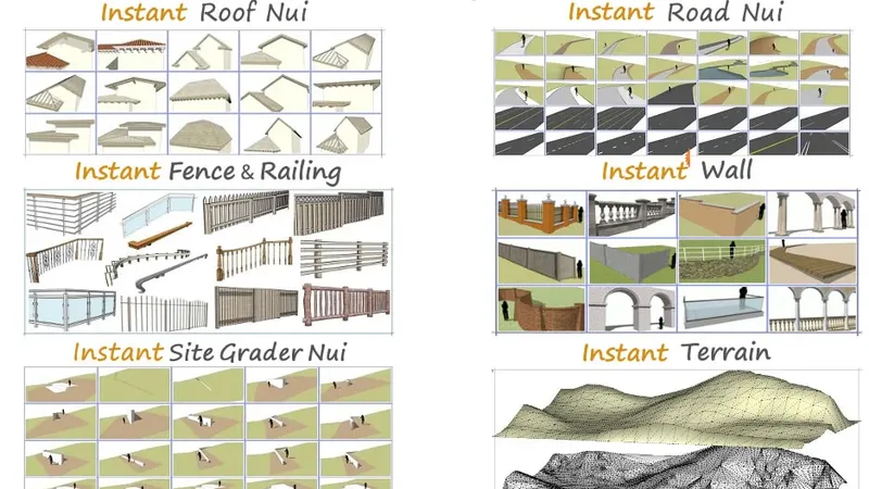 Сборник архитектурных скриптов для Sketchup