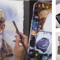 Акварельный марафон Люди 2.0