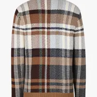 Машинное вязание. Клетка шотландка