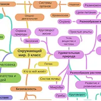 Майнд-карты по школьной программе за 1, 2 и 3 класс