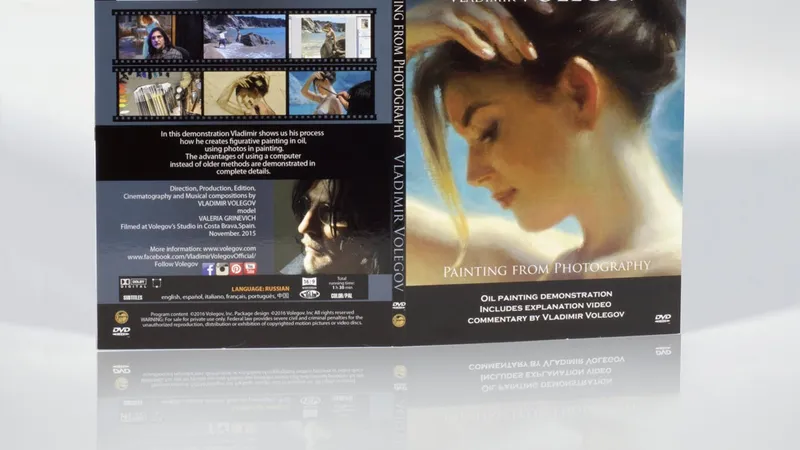 DVD Обучающий видеофильм Фигуративная живопись с Владимиром Волеговым