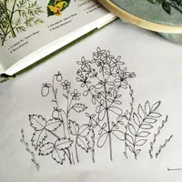 Вышивка: Зверобой и земляника