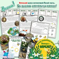 Окружающий мир. Интерактивные Лесные газеты. Весенние выпуски