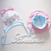 Шапочка с бантиком