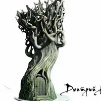 Дерево-светильник