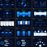 Градиентный шаблон в стиле минимализм