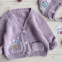 Детский кардиган "Весна в кармашке"