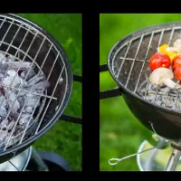 BBQ. Уличный гриль. Мангал. Территория огня