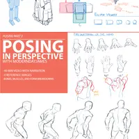 Пособия для рисования динамических поз