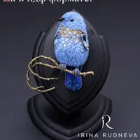 Брошь "Птичка"