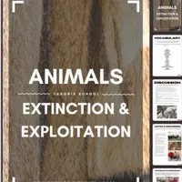 Workbook "Animal Extinction and Exploitation" (B1-B2)