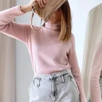 Вязание водолазки из кашемира