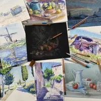 Рисунок цветными карандашами: ПРОдолжение