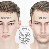 Коэффициент золотого лица у мужчин Plus II