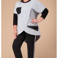 Простая выкройка для начинающих толстовки с рукавом кимоно