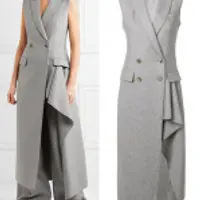 Выкройка жилет - пиджак «по мотивам» Alexander McQueen 40-64