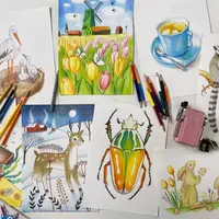 Цветные карандаши. Курс для детей от 8 лет