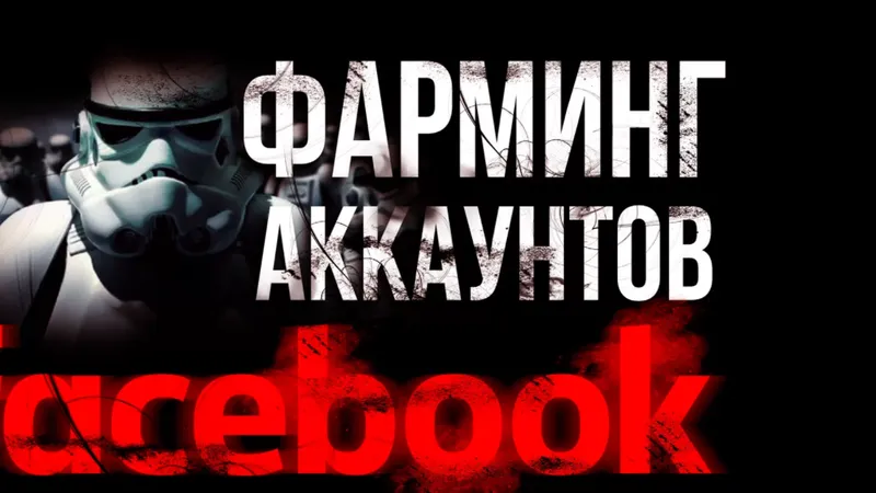 Фарминг аккаунтов Facebook