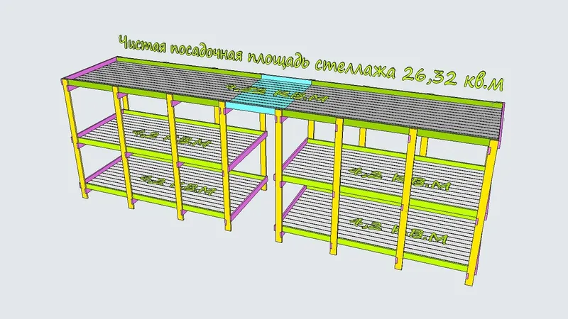 Стеллажи для теплиц