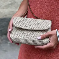 Сумка из рафии Cross-Body