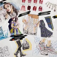 Предметная фэшн-иллюстрация