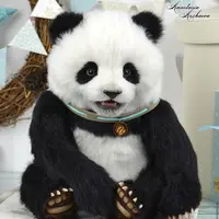 Выкройка Панды с открытым ртом