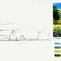 Акварельный скетчинг: Watercolor Travel Journal