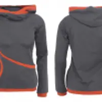 Выкройки толстовки - худи реглан с асимметричным карманом