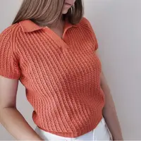 Футболка поло крючком Wave