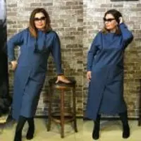 Простая выкройка платья на молнии с рукавом кимоно