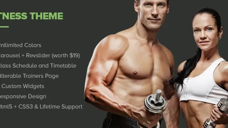 Fitness - Premium Gym WordPress Theme