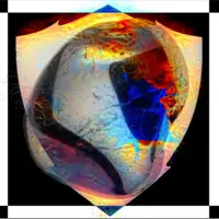 Черный зеркальный каменный щит