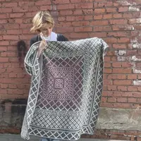 Плед-квадрат «Вафельный»