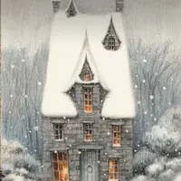 Домик в снегу