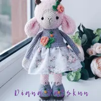 МК по вязанию игрушки Овечка Мириам