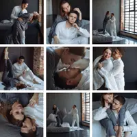 Парное лайфстайл позирование