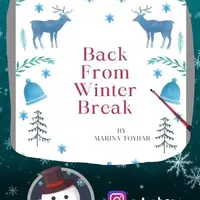 Интерактивный минибук Back From Winter Break