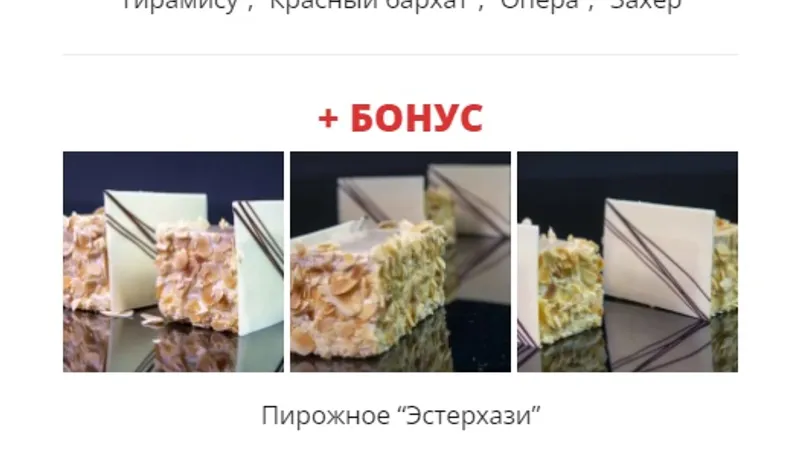 Нарезные пирожные 2.0. Мировая классика
