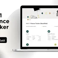 Notion 4 in 1 Finance Tracker