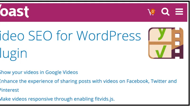 Yoast Video SEO for WordPress - оптимизация выдачи видео в Google для вашего сайта