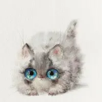 Мастер-класс по рисованию в Procreate: Пушистый котёнок