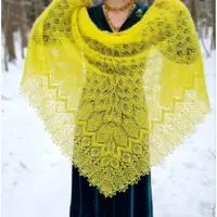 Инструкция к шали "Березовый край"