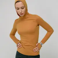 Водолазка со стойкой и с капюшоном, выкройка №913